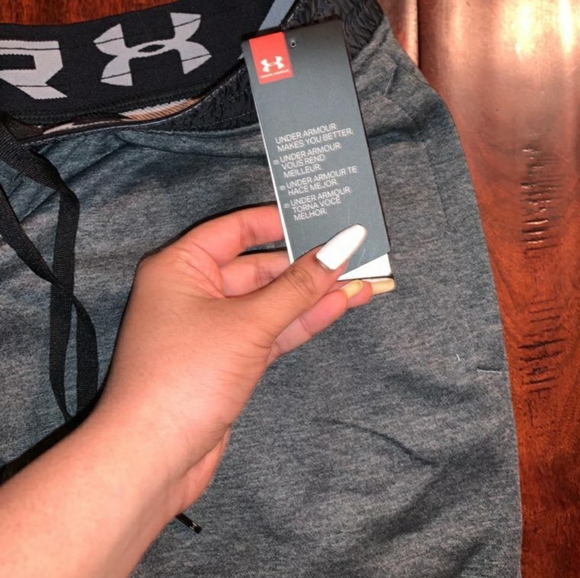 Men's Under Armour Grey Sweatpants - Picture 7 of 8